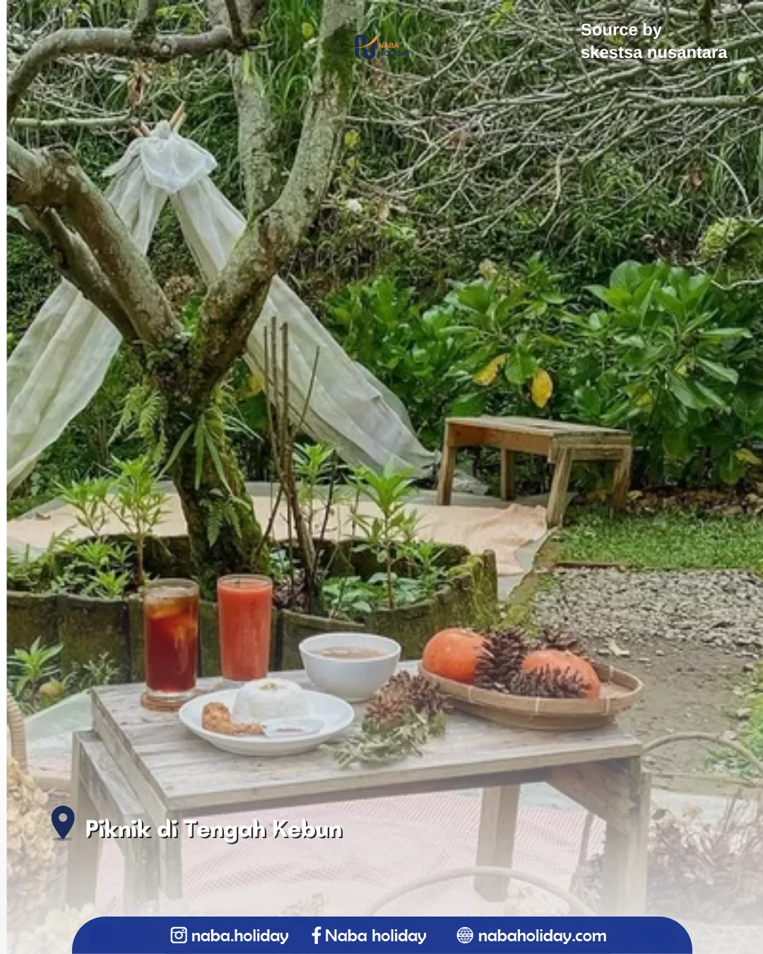 Piknik di Tengah Kebun