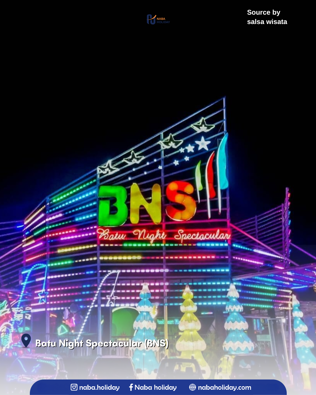 Batu Night Spectacular (BNS) wisata keluarga di malang