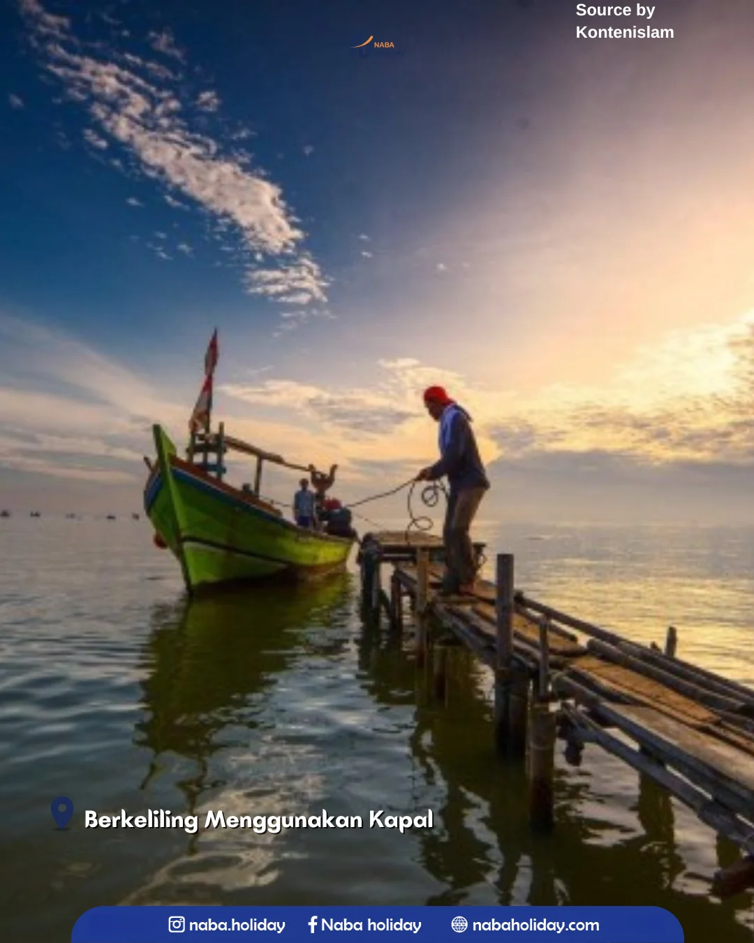 Berkeliling Menggunakan Kapal