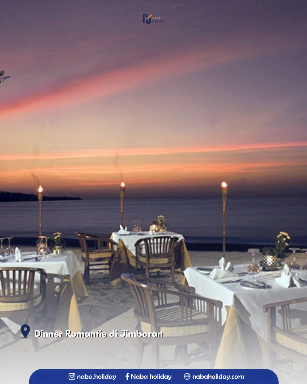 Dinner Romantis di Jimbaran pantai jimbaran