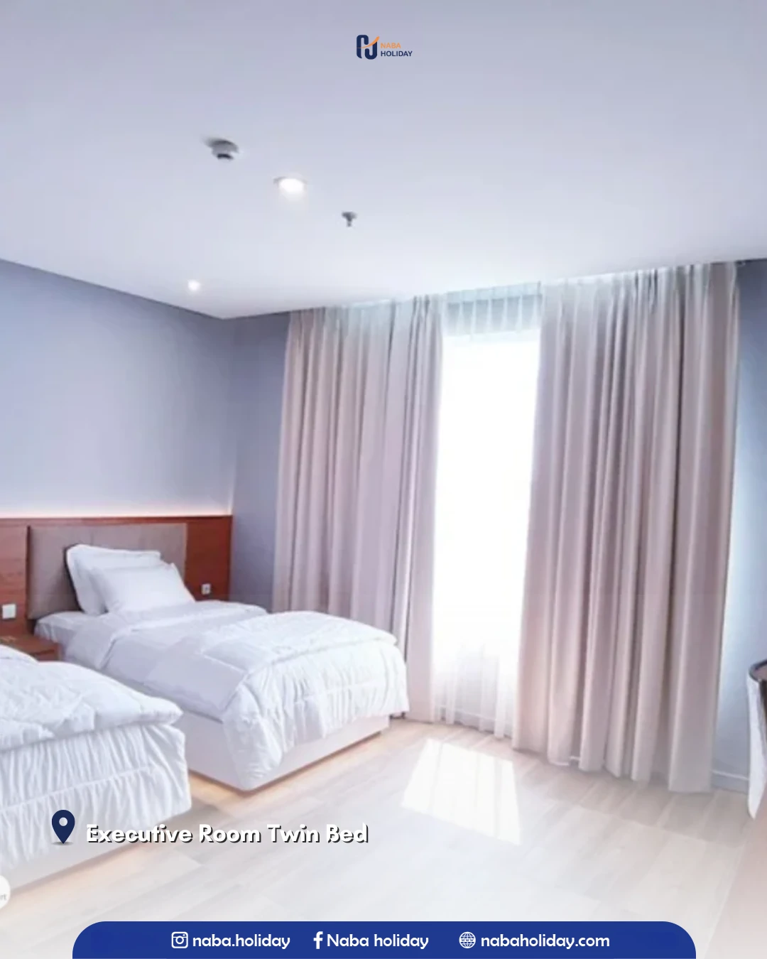 Executive Room Twin Bed Hotel Prima Cirebon Executive Room Twin Bed Hotel Prima Cirebon