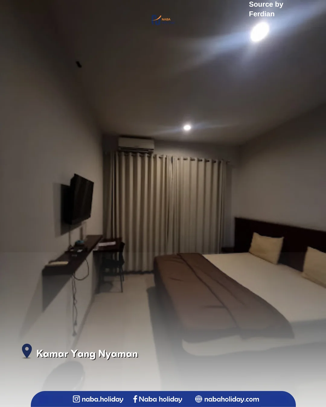 Kamar Yang Nyaman hotel lotus cirebon