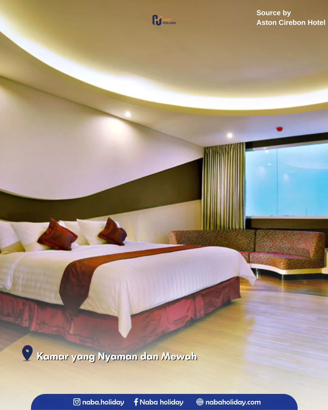 Kamar yang Nyaman dan Mewah Hotel Aston Cirebon