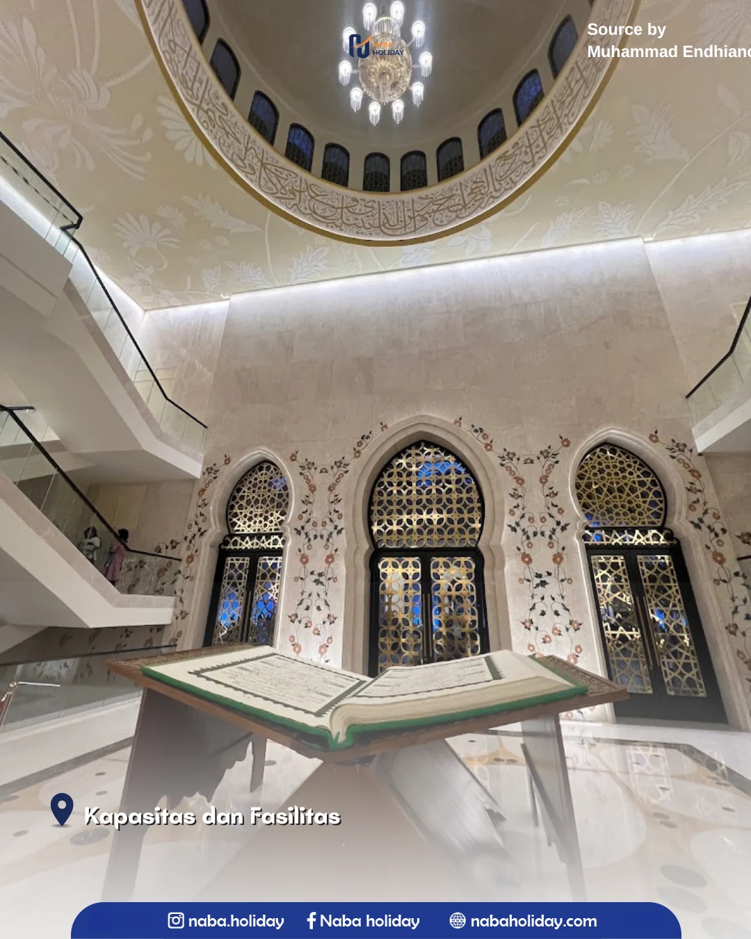 Kapasitas dan Fasilitas Masjid Raya Sheikh Zayed