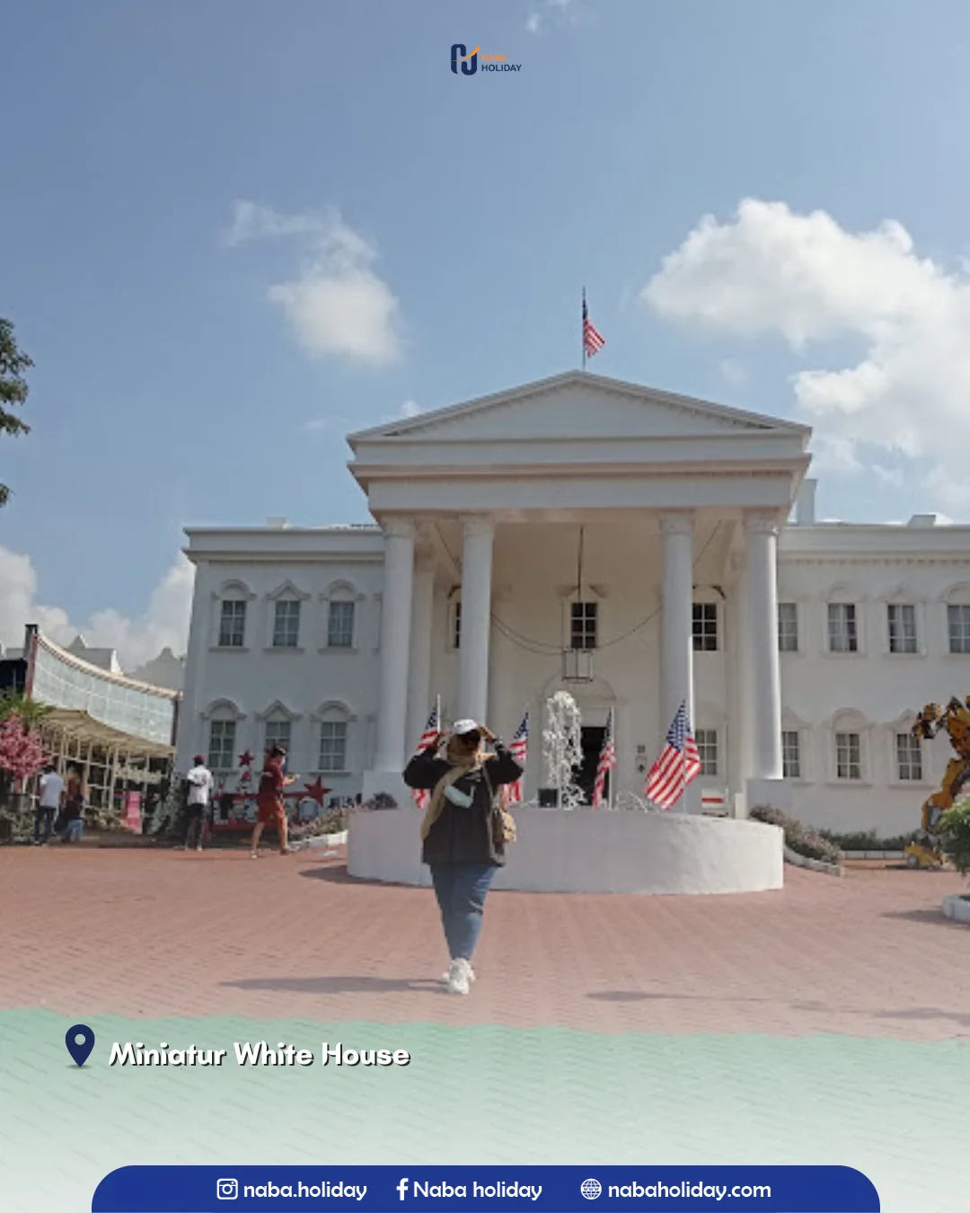 Miniatur White House The Legend Star