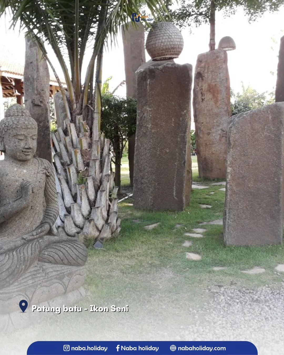 Patung batu - Ikon Seni Big Garden Corner