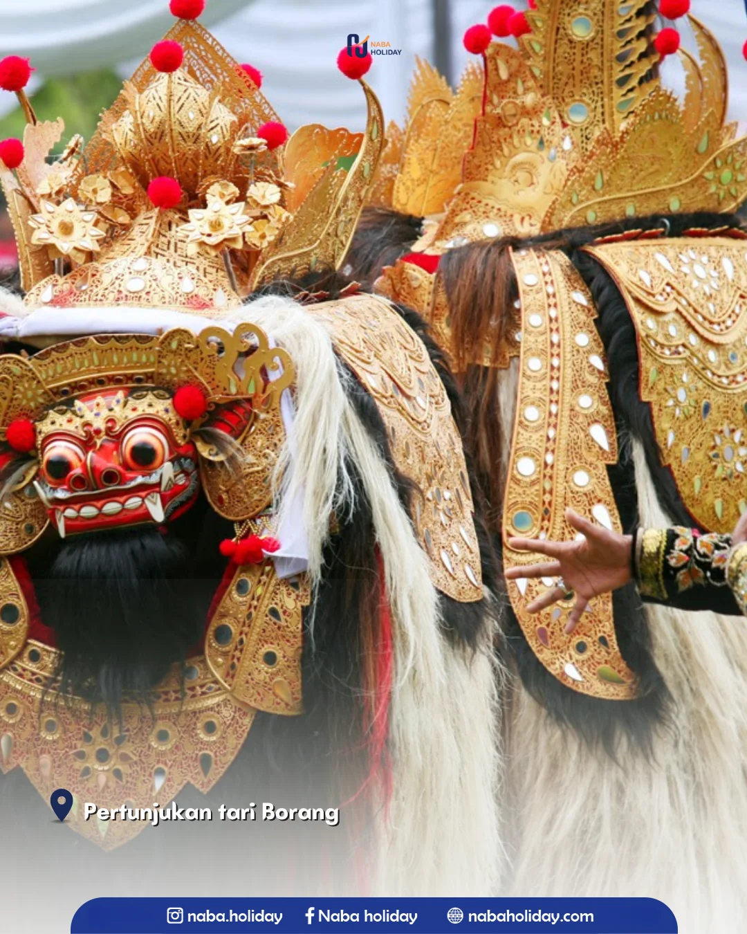 Pertunjukan tari Borang Batubulan
