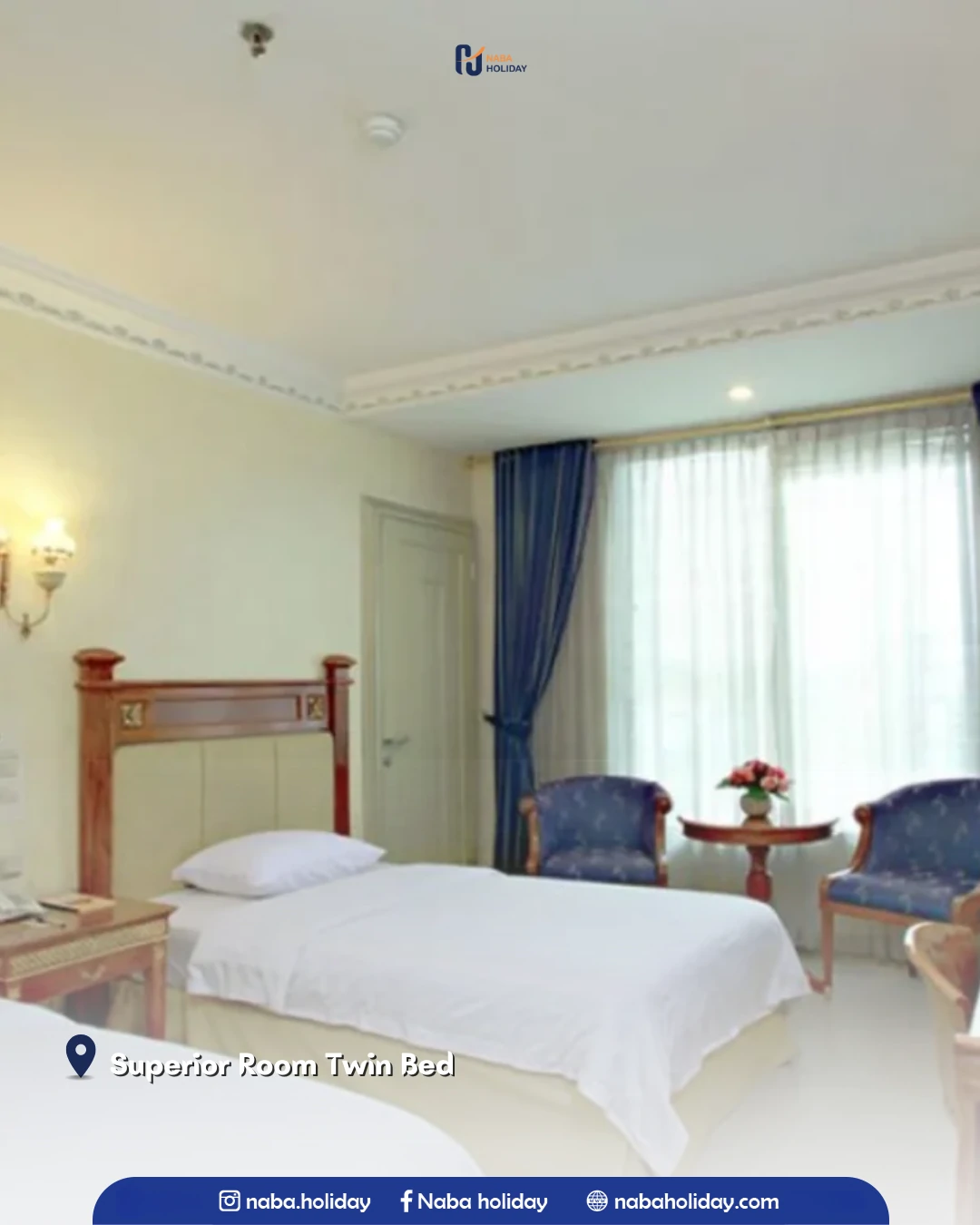 Superior Room Twin Bed Hotel Prima Cirebon Superior Room Twin Bed Hotel Prima Cirebon