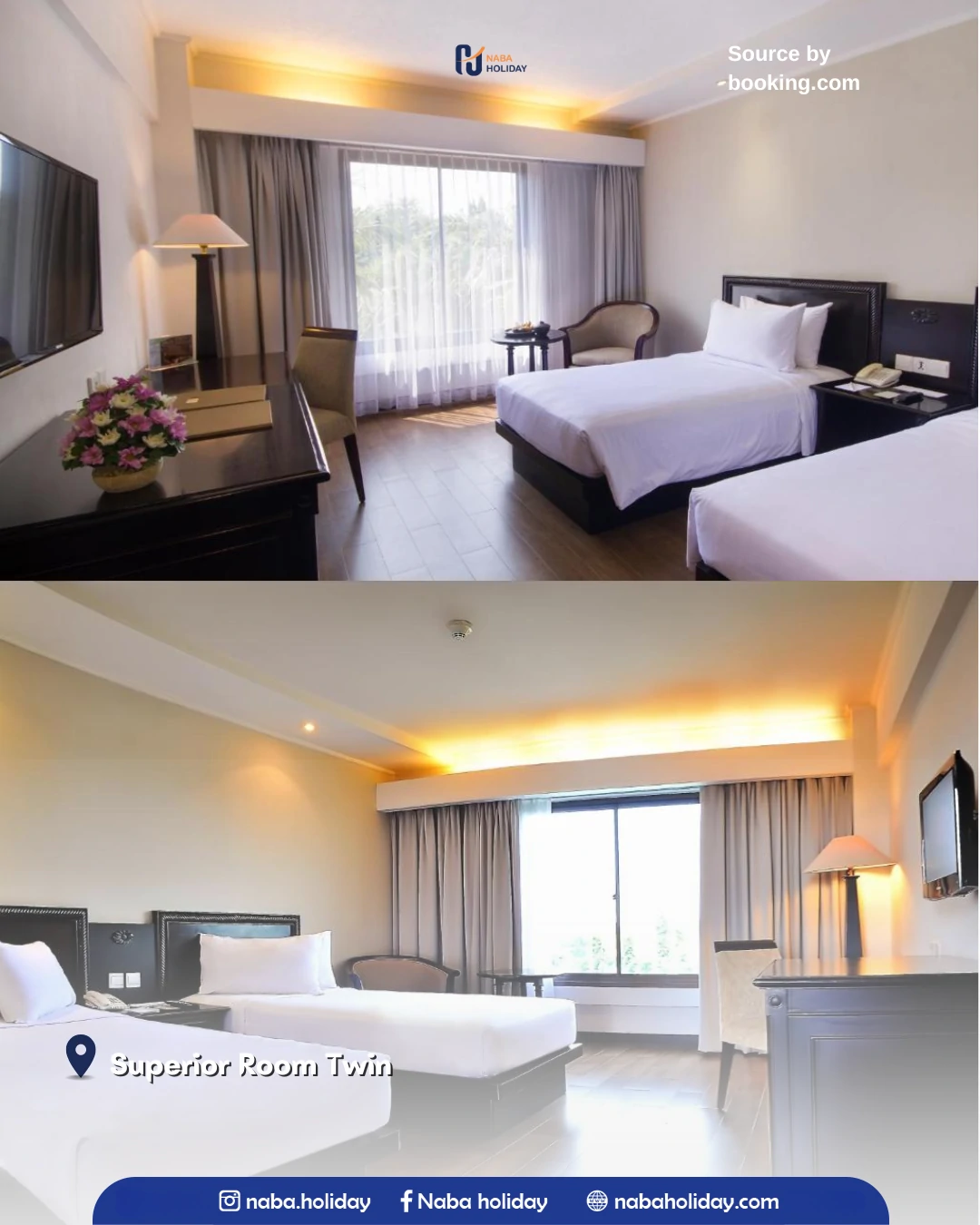Superior Room Twin Hotel Santika Cirebon Superior Room Twin Hotel Santika Cirebon