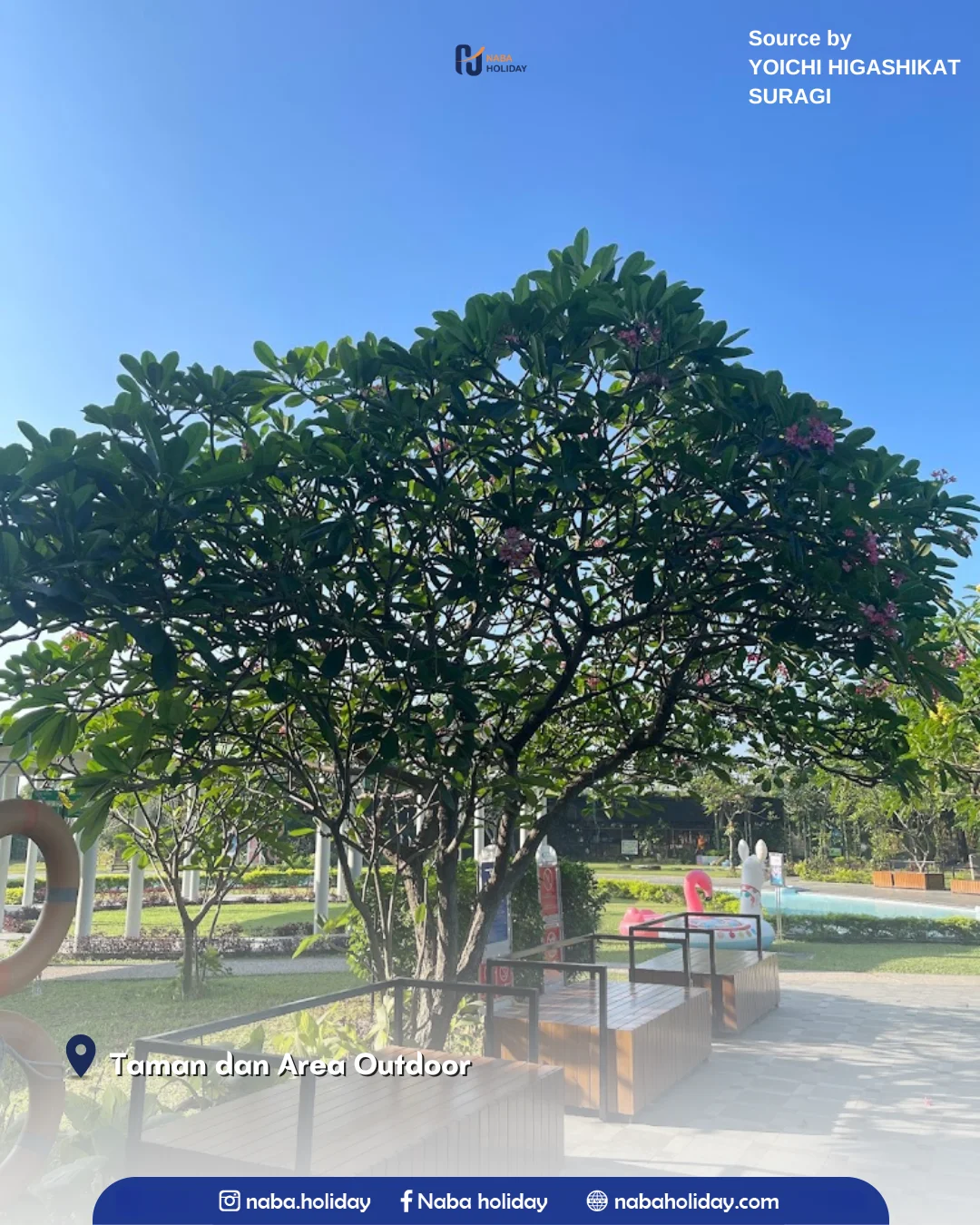 Taman dan Area Outdoor Hotel Aston Cirebon