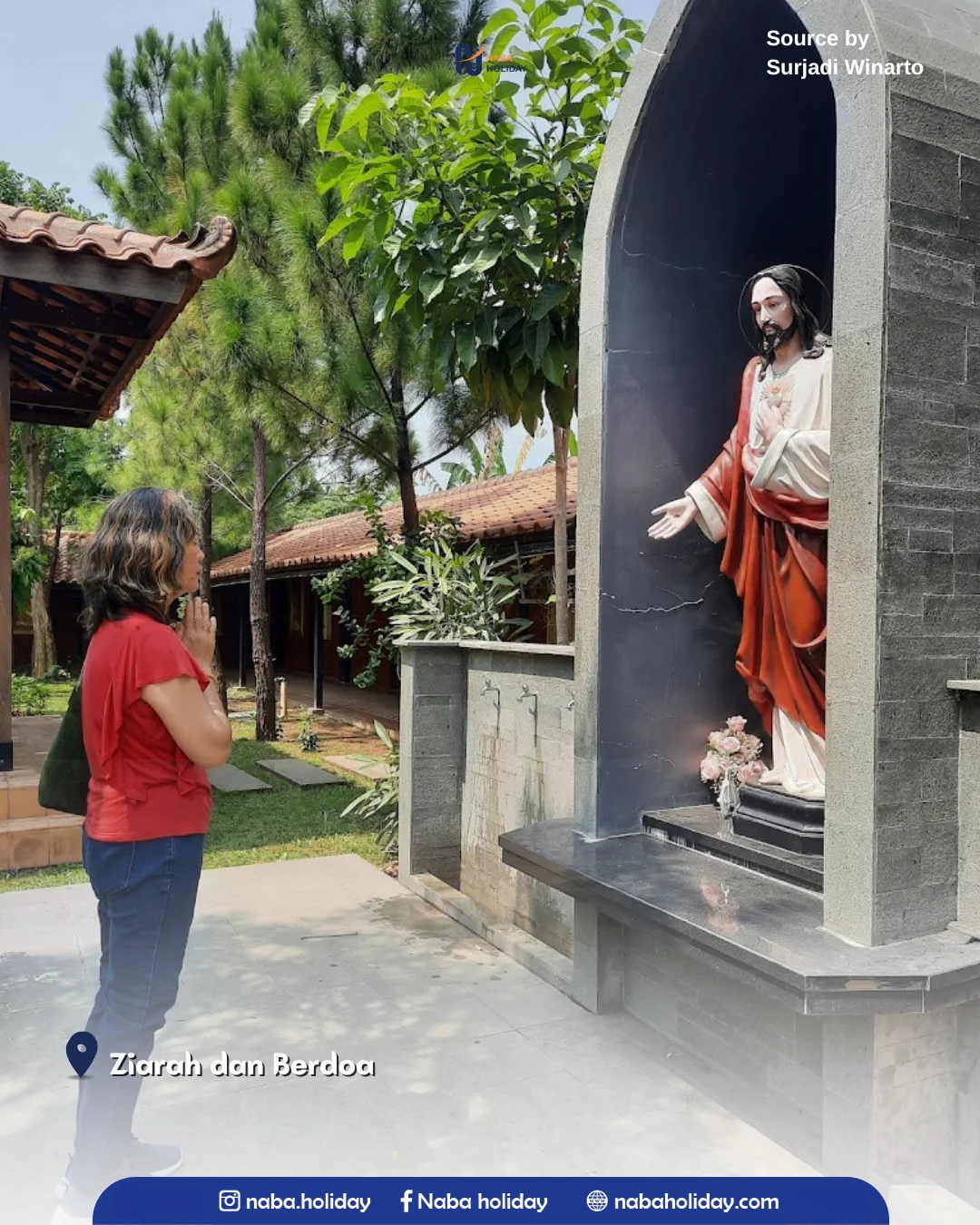Ziarah dan Berdoa Taman Doa Regina Rosari