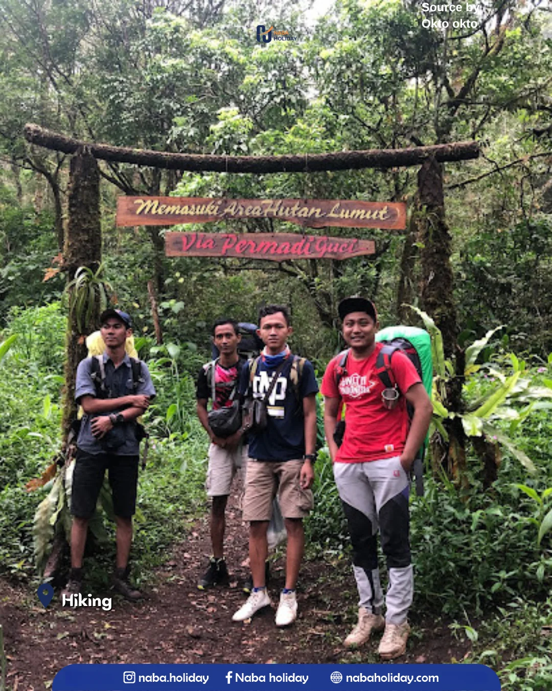hiking Guci forest
