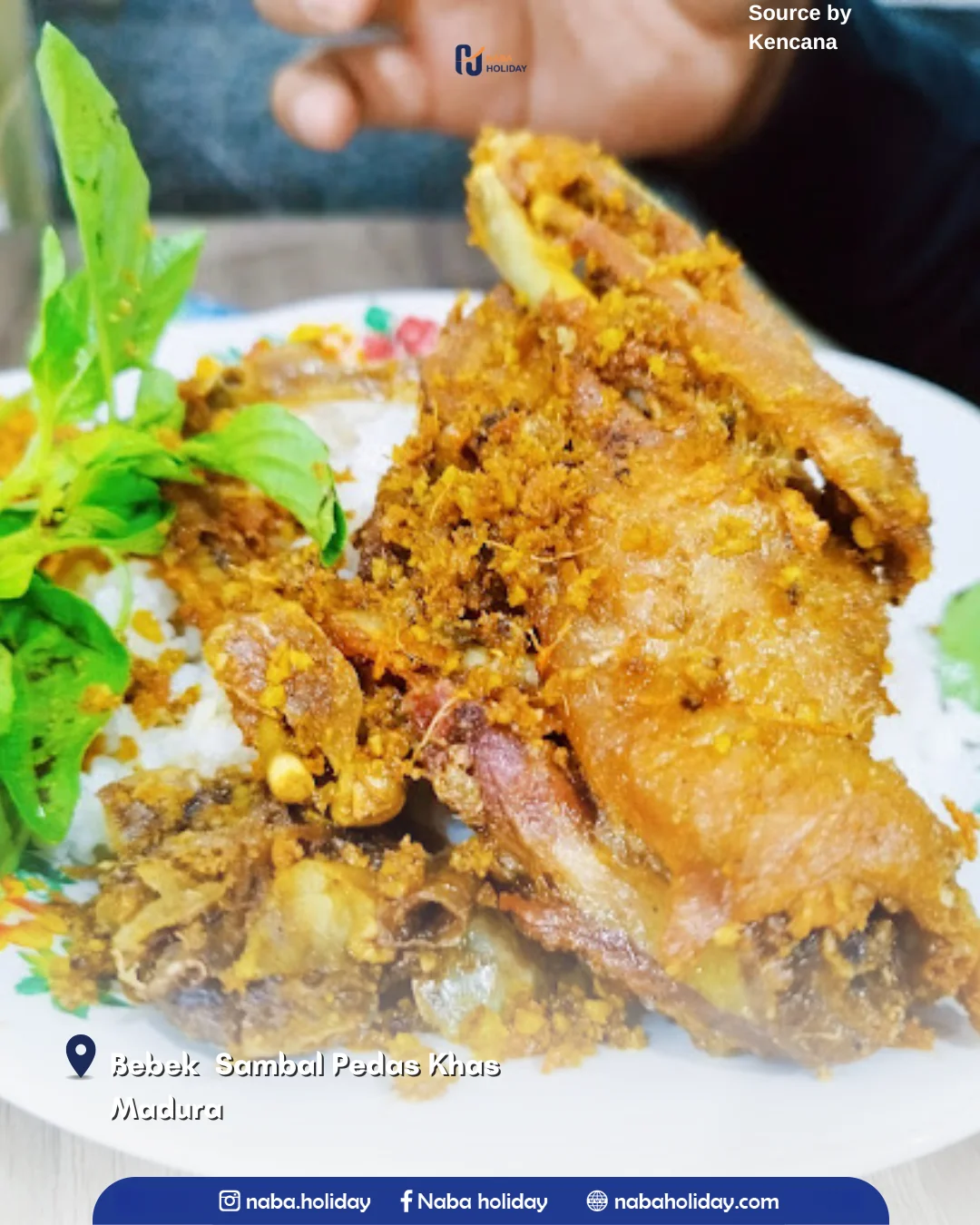 Bebek Goreng Sambal Pedas Khas Madura bebek sinjay bangkalan