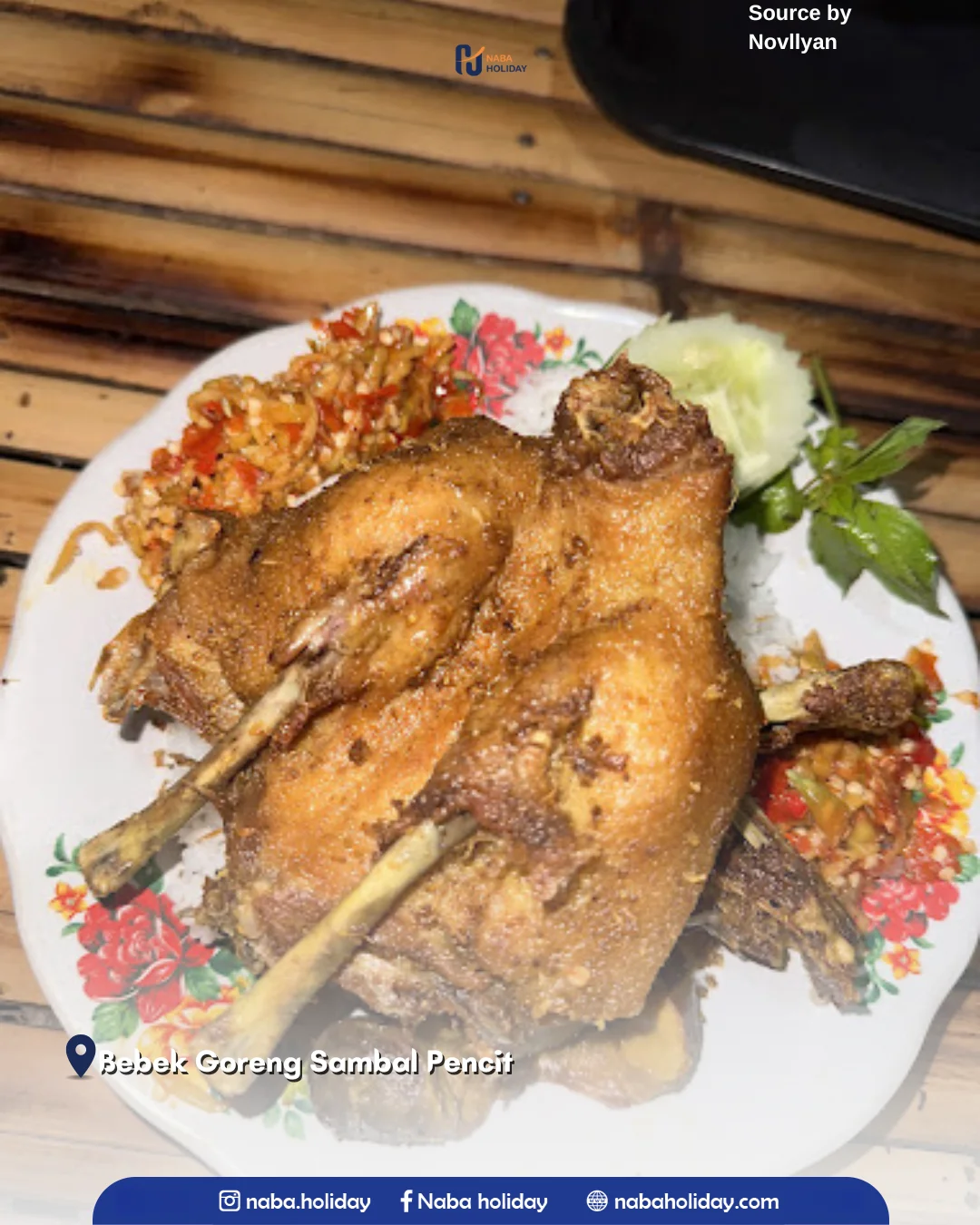 Bebek Goreng Sambal Pencit bebek sinjay bangkalan