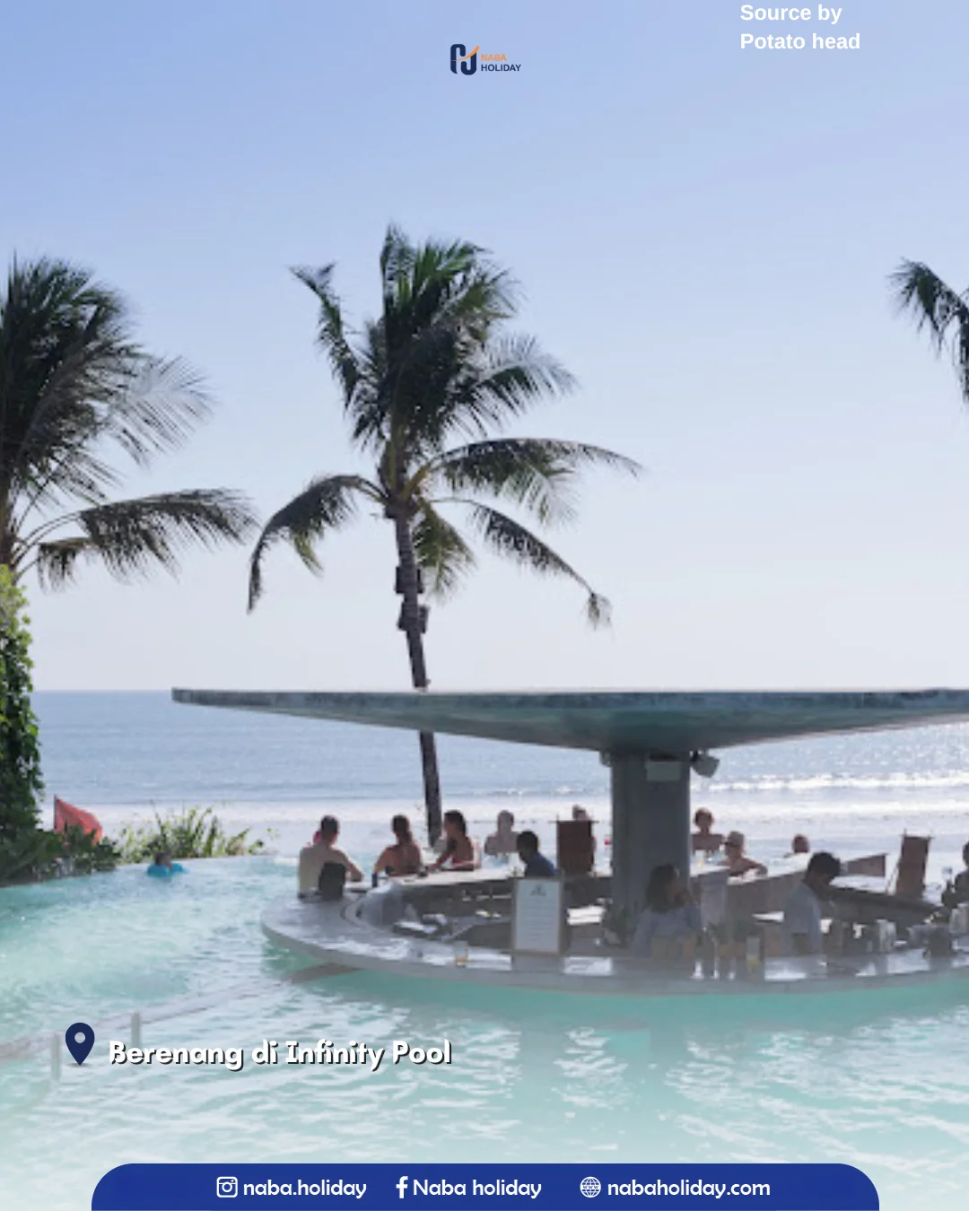 Berenang di Infinity Pool
