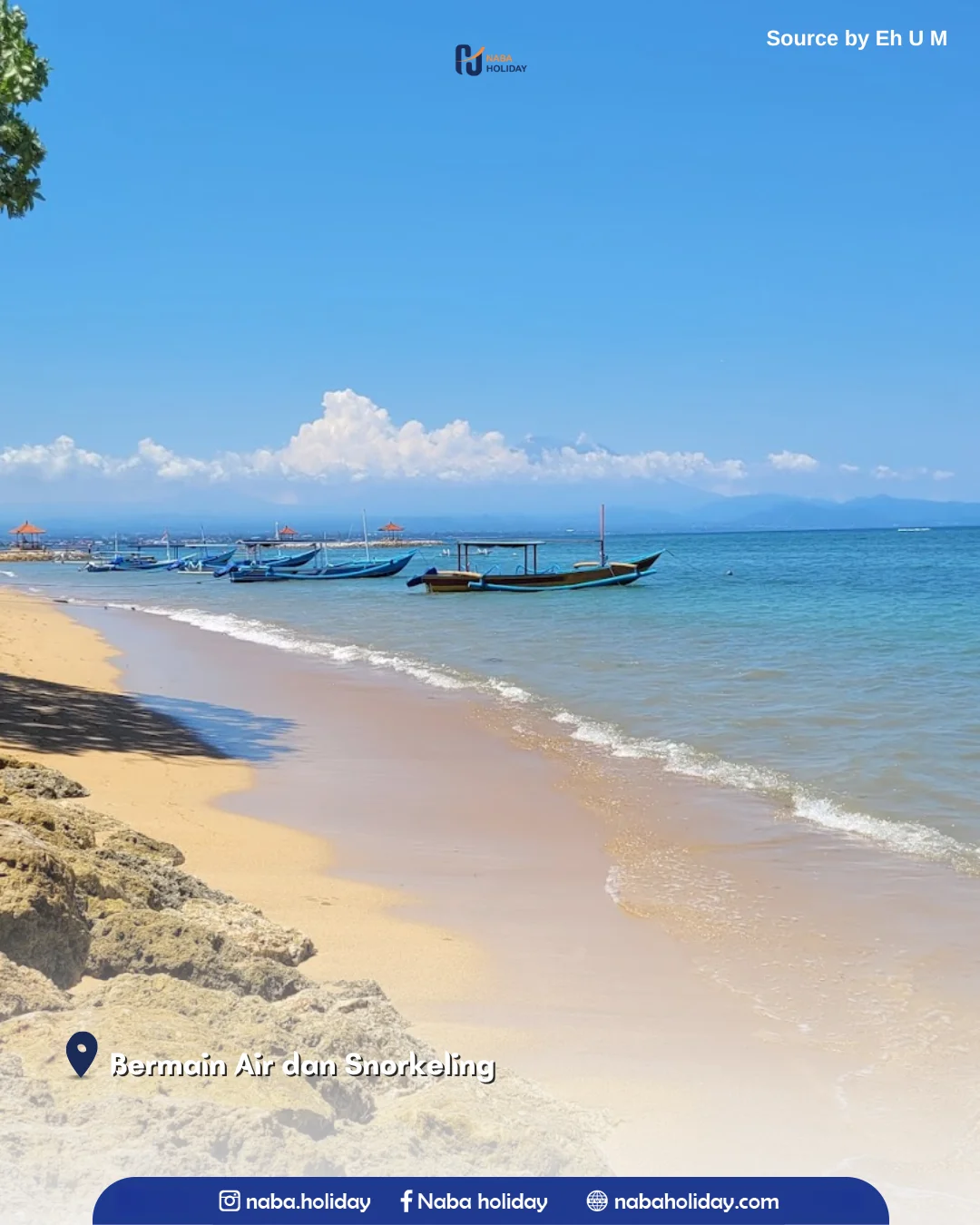 Bermain Air dan Snorkeling Sanur Beach Bali
