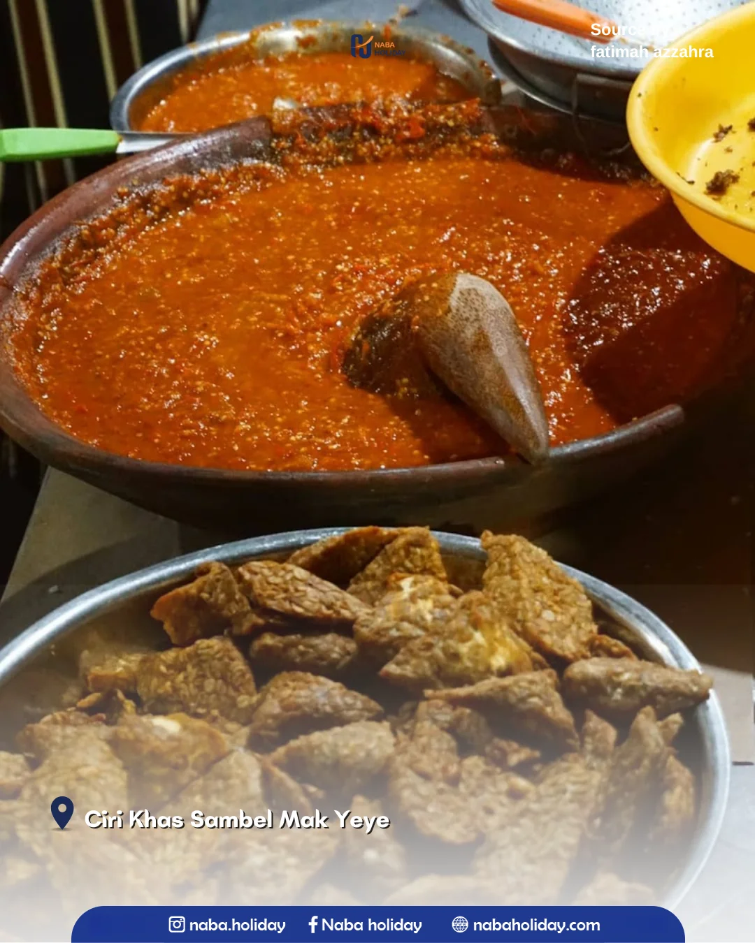 Ciri Khas Sambel Mak Yeye