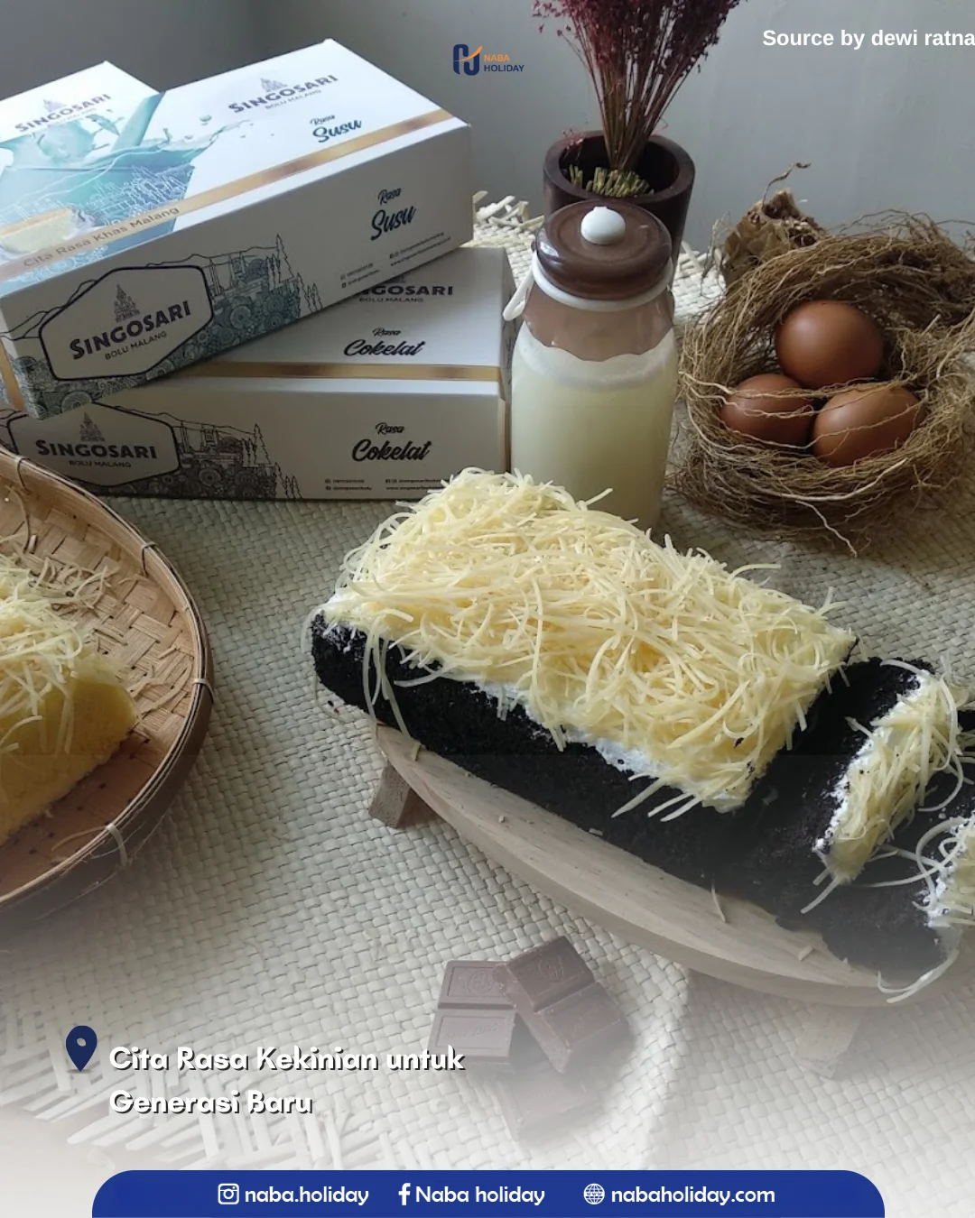 Cita Rasa Kekinian untuk Generasi Baru Bolu Kukus Singosari