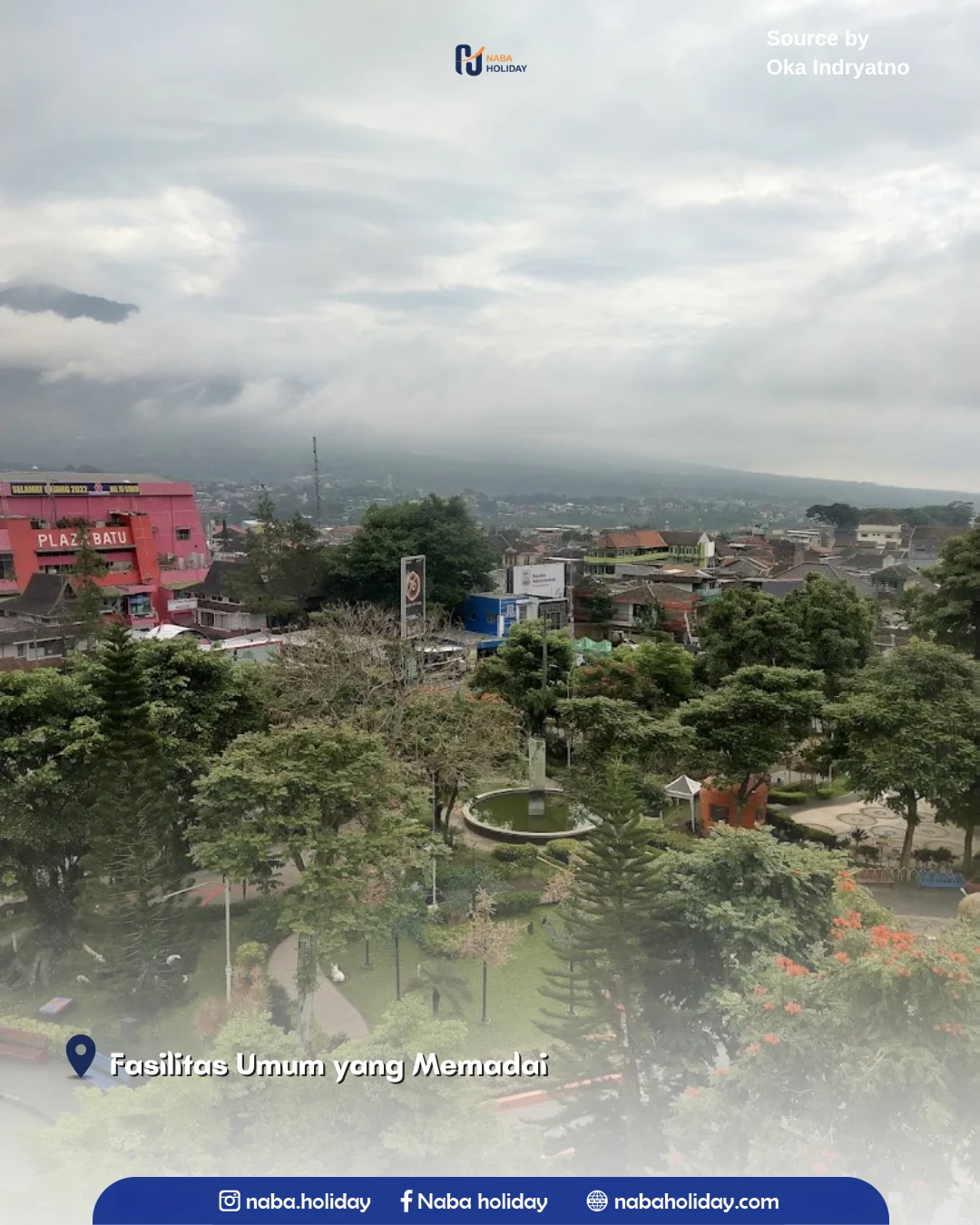 Fasilitas Umum yang Memadai Alun Alun Batu Malang