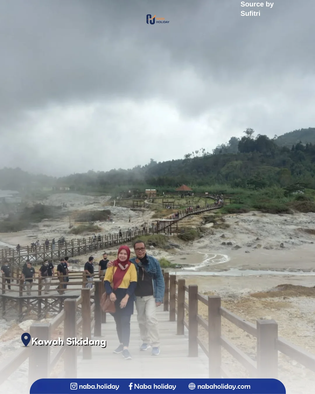 Kawah Sikidang dieng park
