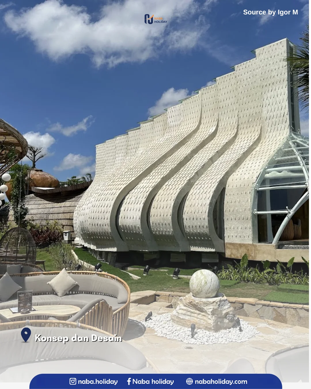 Konsep dan Desain Unggulan di Komune Resort luna beach club bali