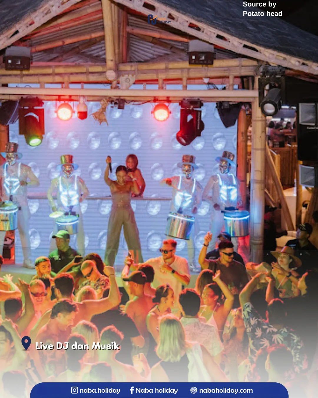 Live DJ dan Musik finns beach club bali