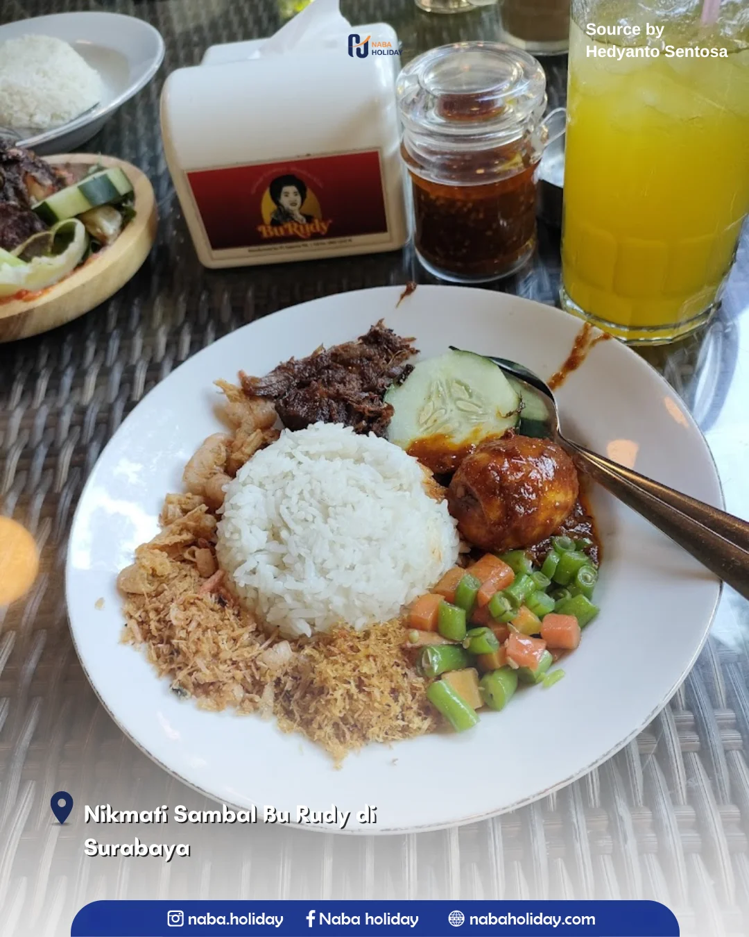 Nikmati Sambal Bu Rudy di Surabaya