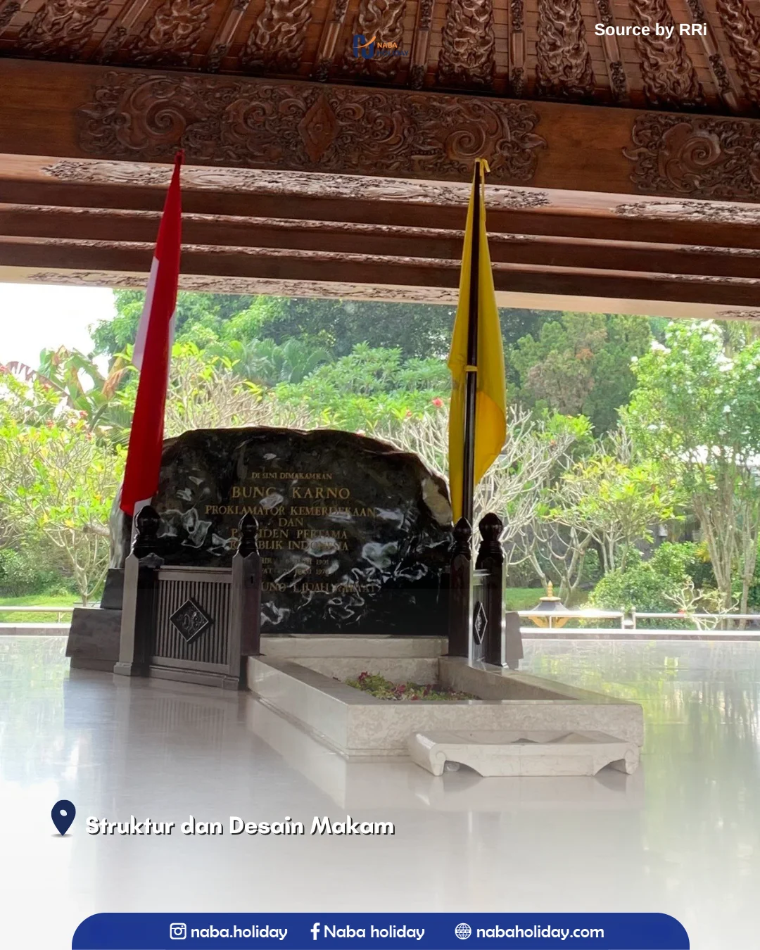 Struktur dan Desain Makam Makam Bung Karno Blitar