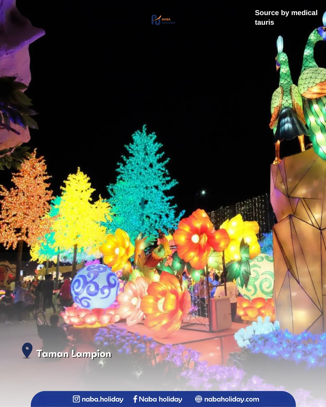 Taman Lampion Malang Night Paradise