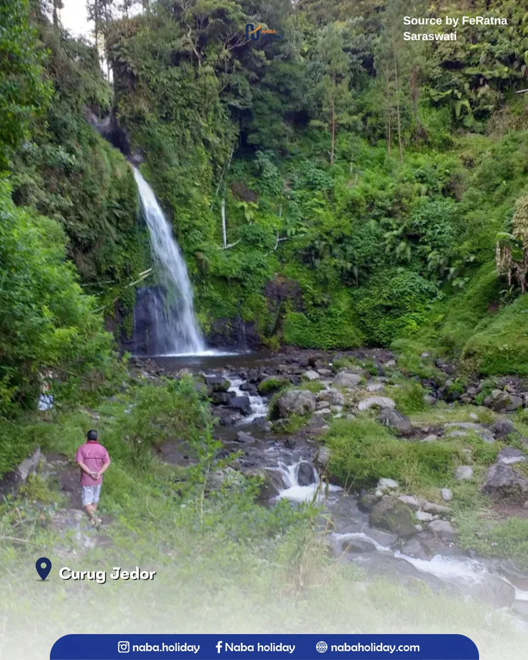 Curug Jedor wisata guci tegal