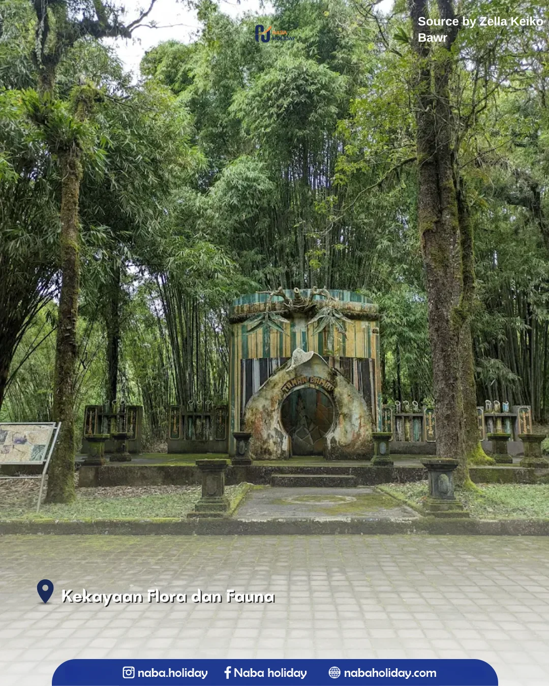 Kekayaan Flora dan Fauna kebun raya eka karya bali