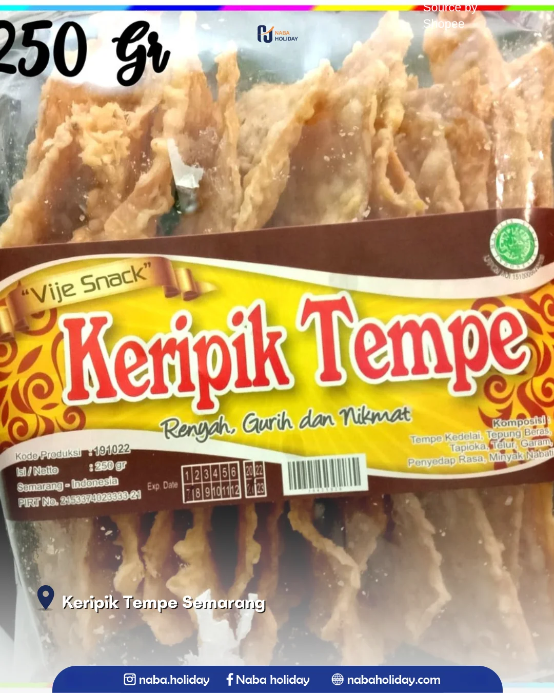 Keripik Tempe Semarang oleh-oleh khas semarang