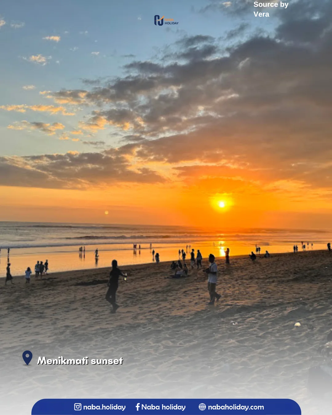 Menikmati sunset