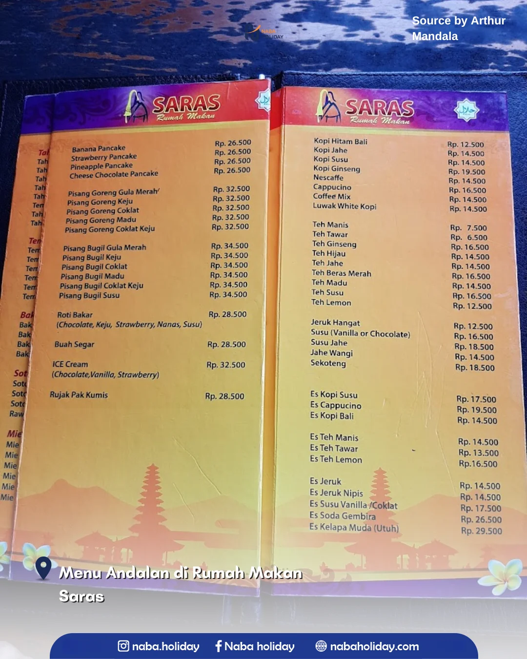 Menu Andalan di Rumah Makan Saras