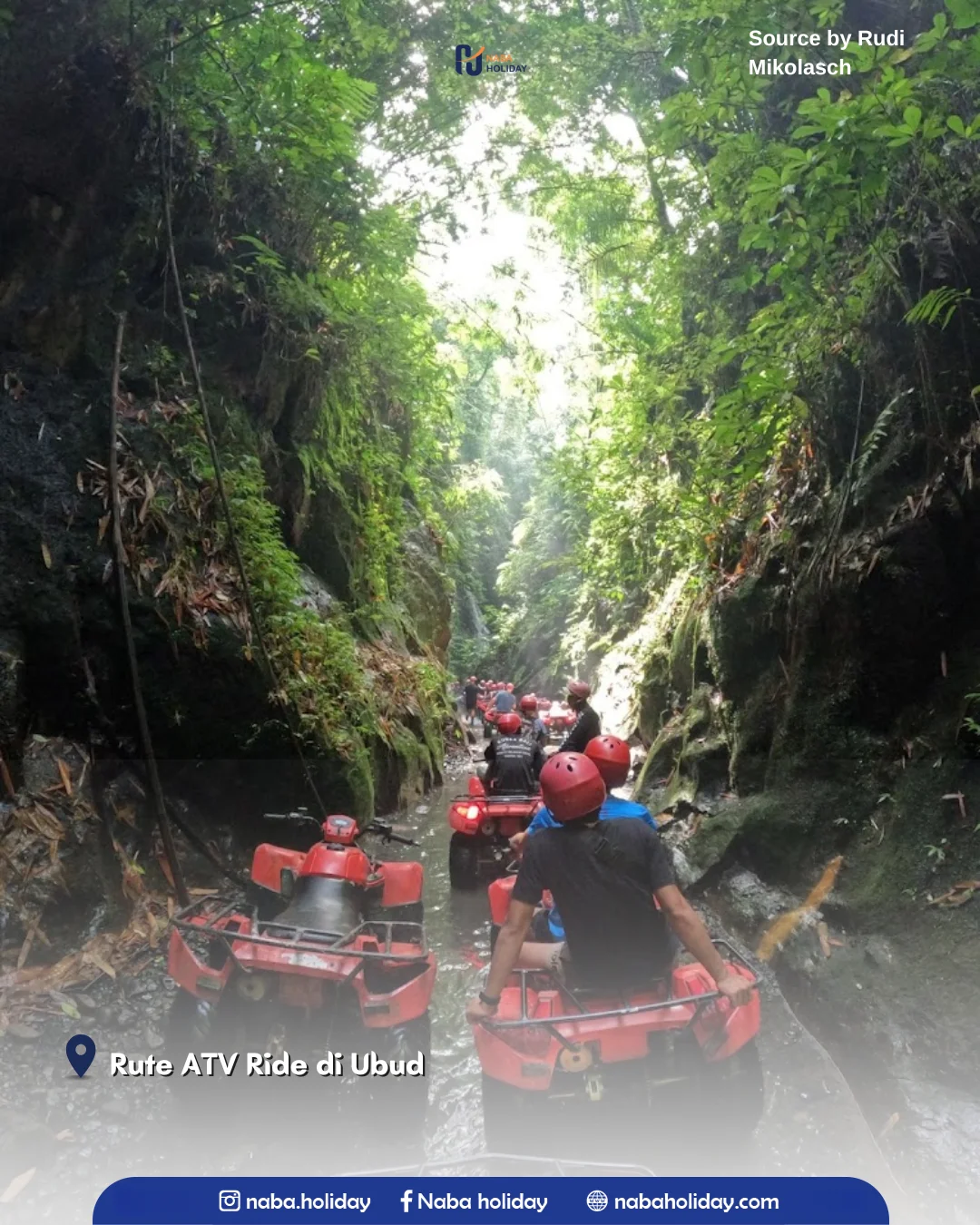 Rute ATV Ride di Ubud